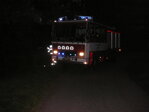 Hasiči byli přivoláni k černému dýmu u silnice na Radonice