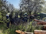 U požáru v Divišově zasahovalo několik jednotek