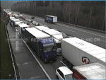 26.11.2015 Po nehodě na dálnici D1 shořel automobil, jeden zraněný