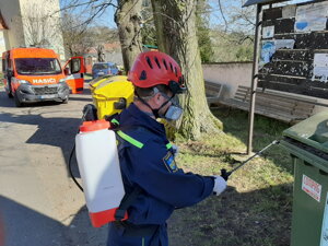 COVID 19 a pomoc divišovských hasičů