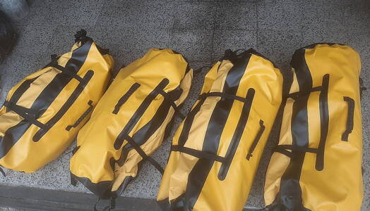 Nové vodotěsné tašky pro práci na vodě